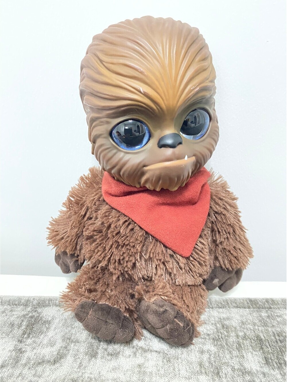 Star Wars Chewbacca Plush Doll with Vinyl Head and Red Bandana